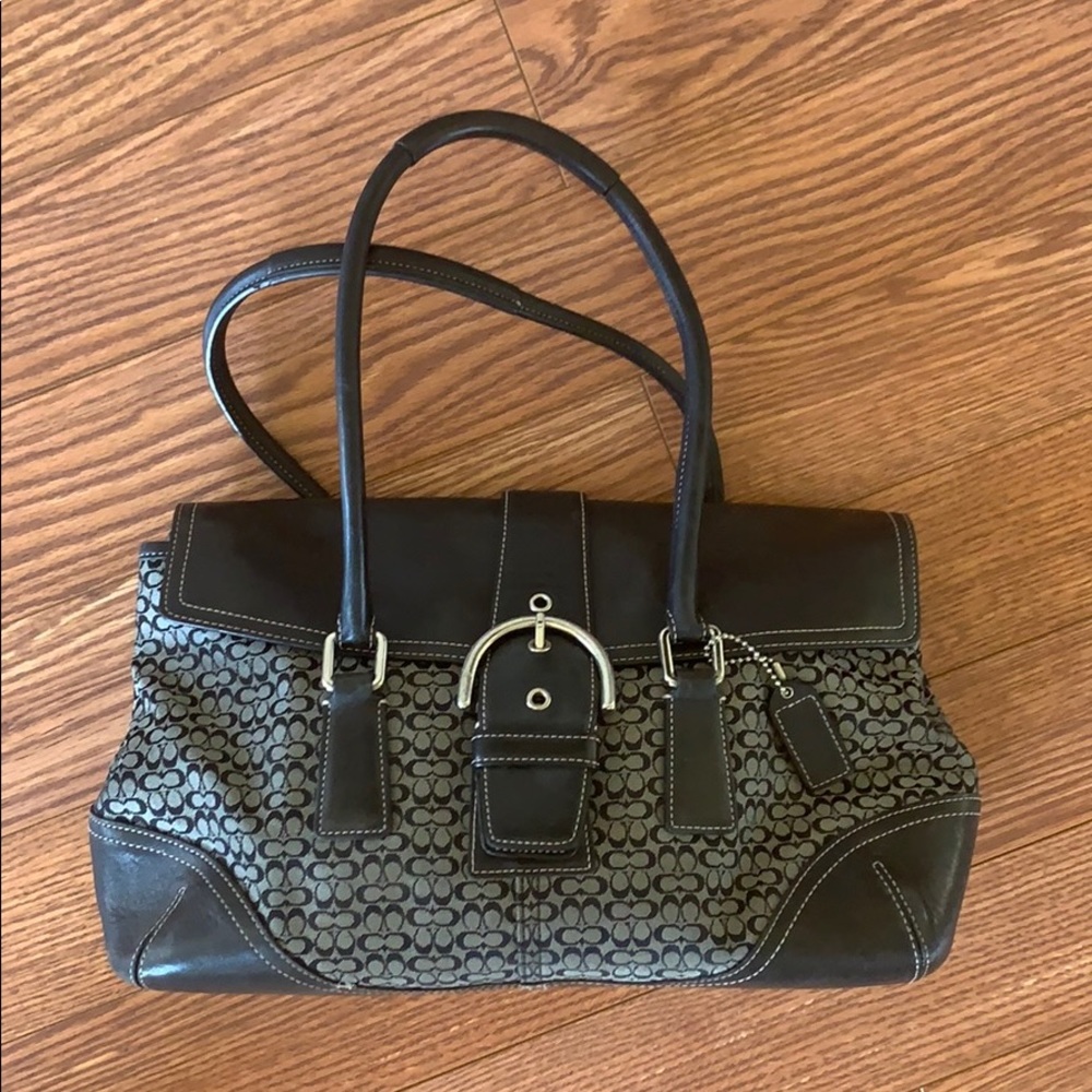 Coach shoulder/top handle bag